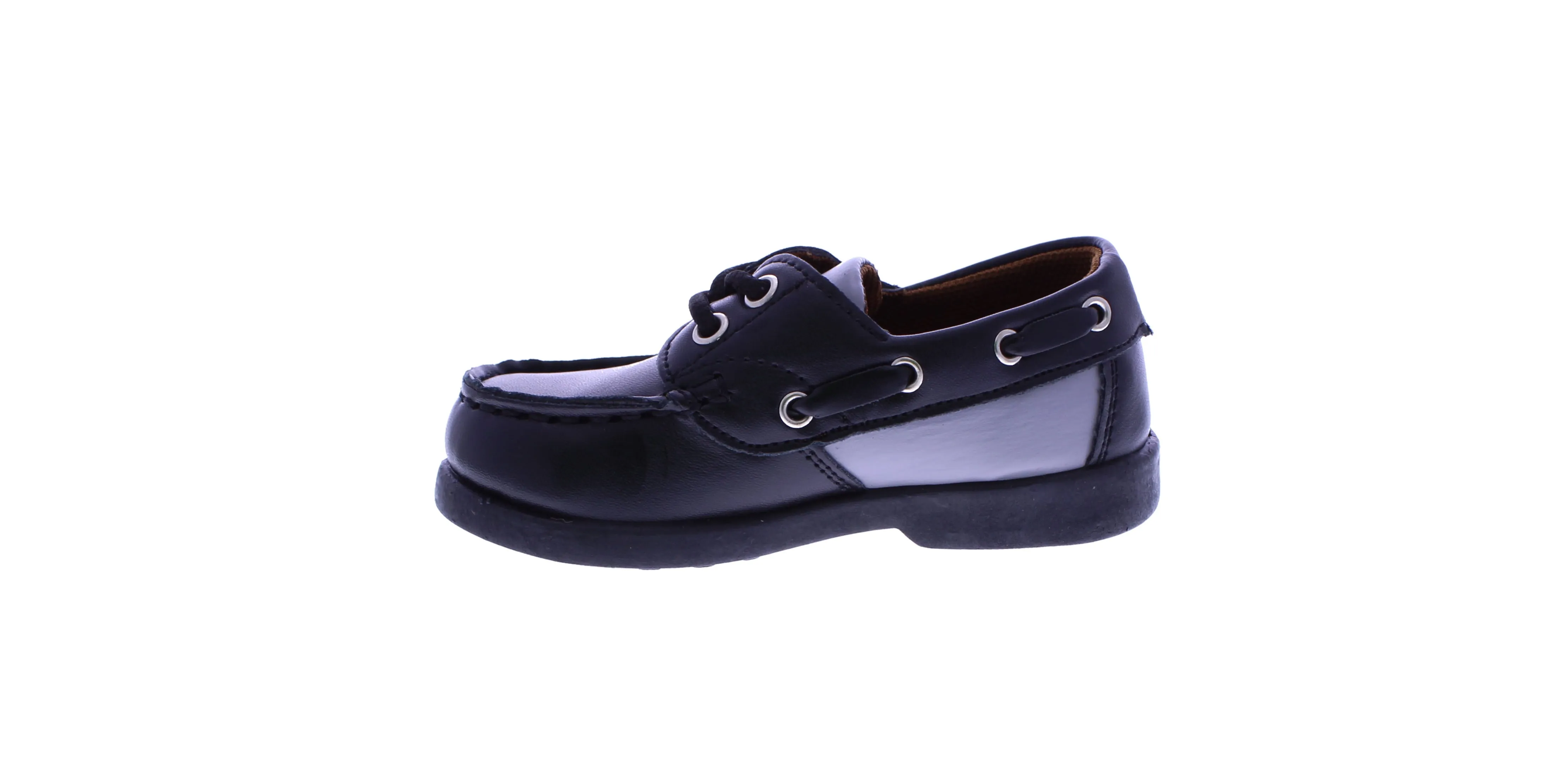 Boys Two Tone Lace Up Loafers