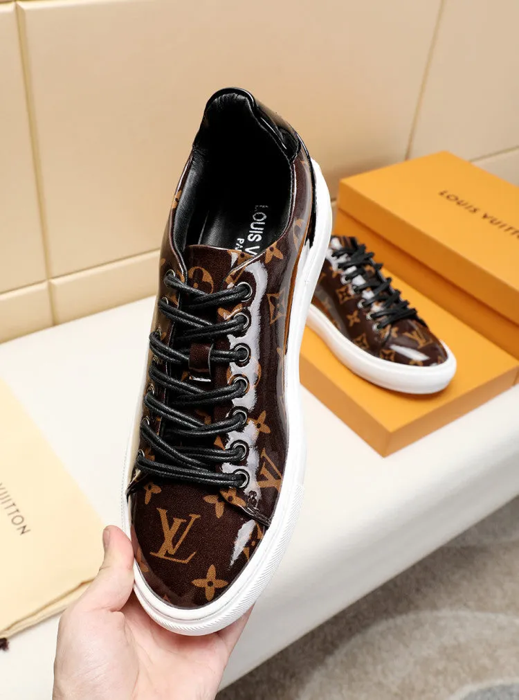 EI -LUV Low CEnogram Brown Breathable Sneaker