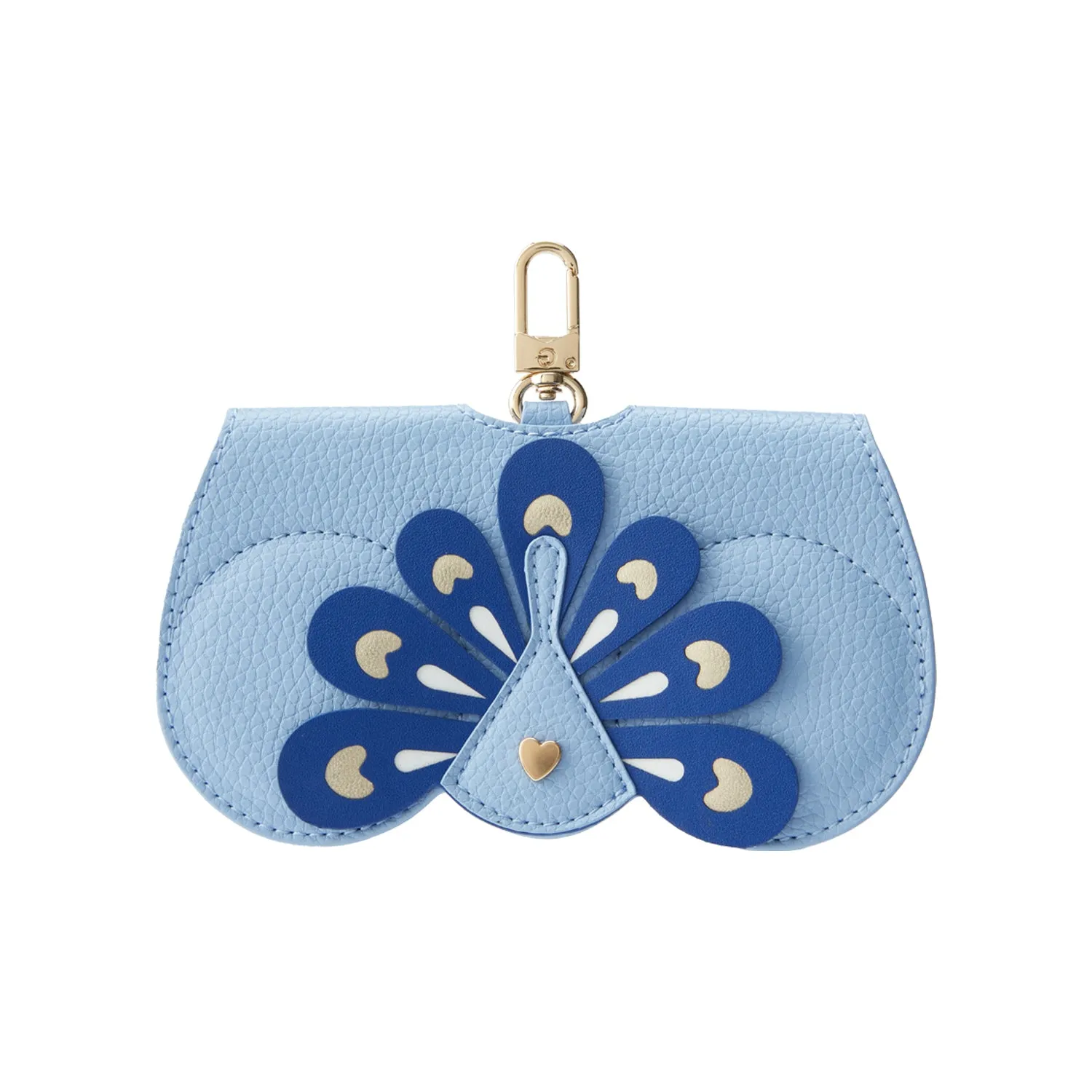Leather Sunglasses Case Suncover in Blue